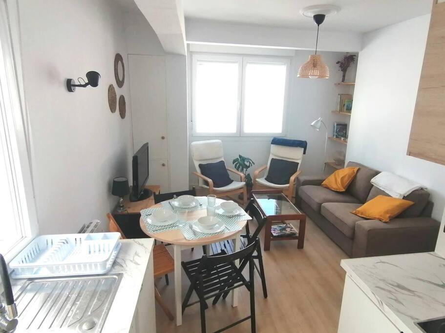 Vibescoruna: Espacioso Apartamento A Pie De Playa Apartamento Corunha Exterior foto