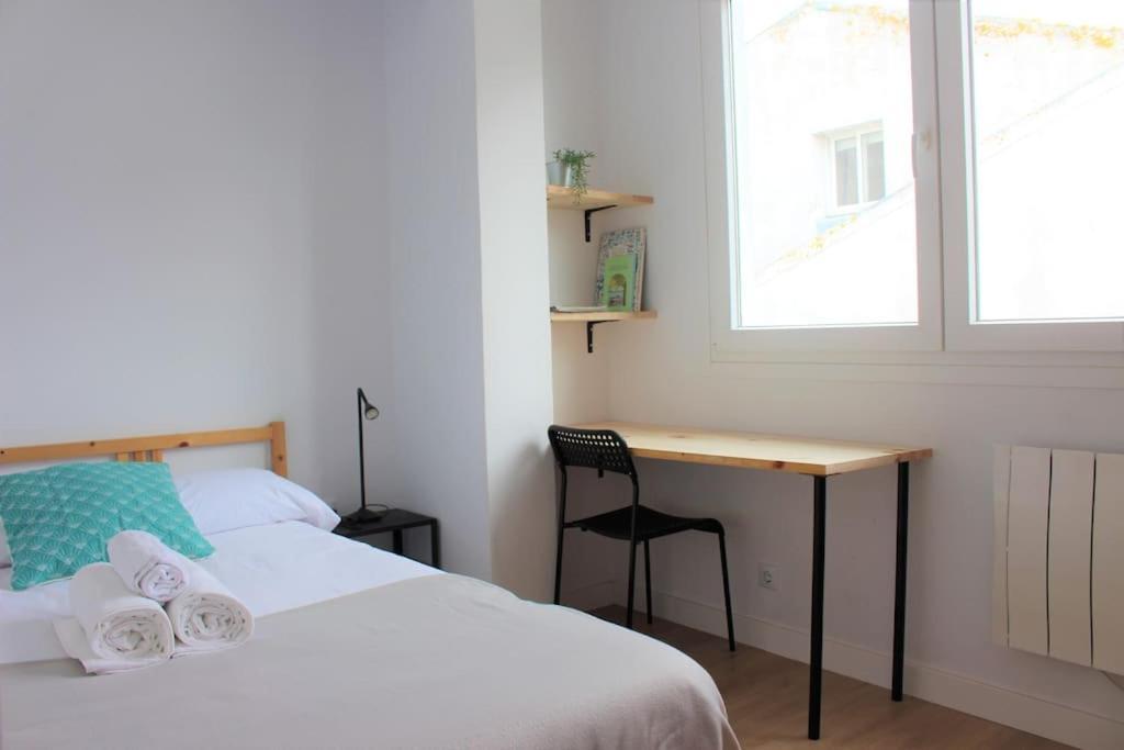 Vibescoruna: Espacioso Apartamento A Pie De Playa Apartamento Corunha Exterior foto